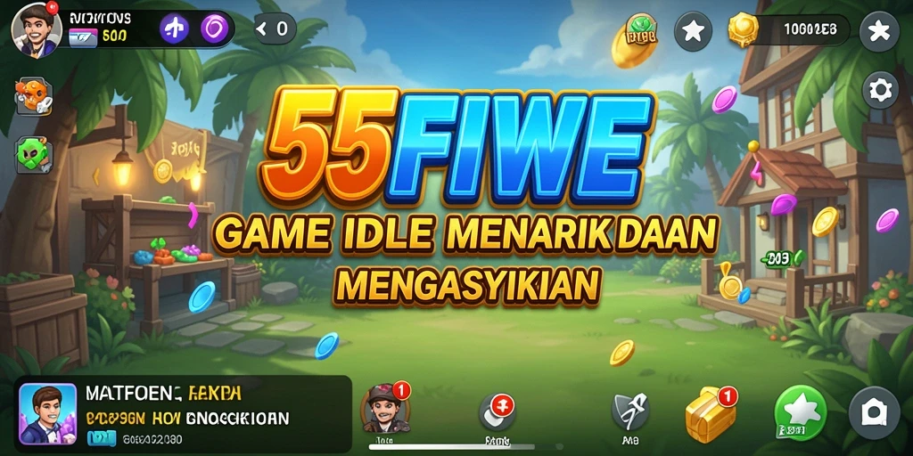 Tampilan gameplay 55FIVE yang seru dan menarik untuk dimainkan.