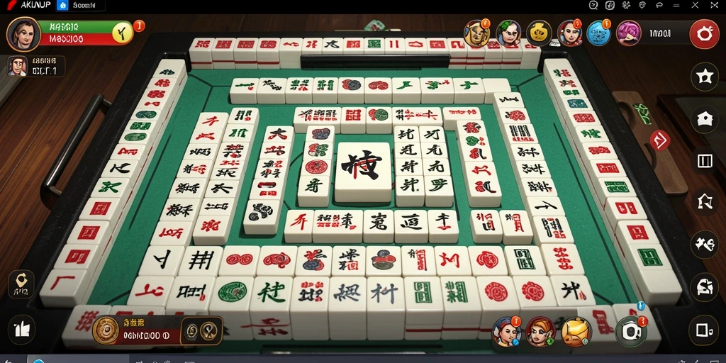 Screenshot menampilkan pengalaman bermain Mahjong yang menegangkan.