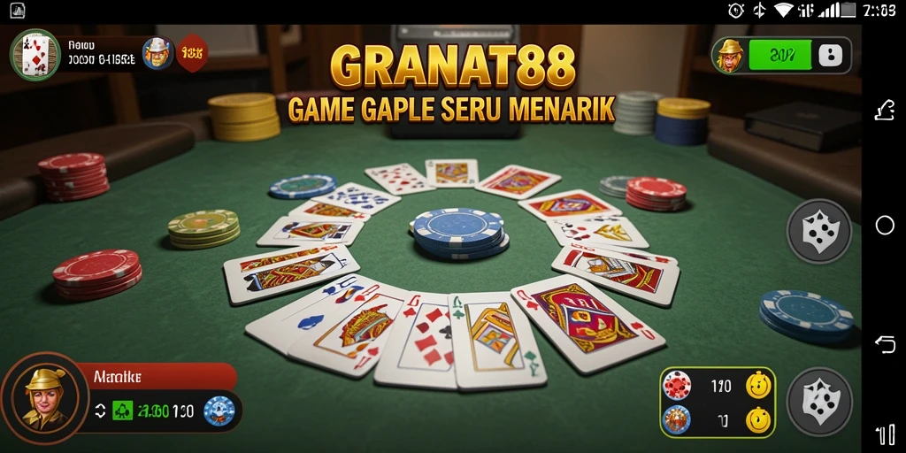Tampilan gameplay <strong>GRANAT88</strong> yang menarik dengan efek suara yang hidup.
