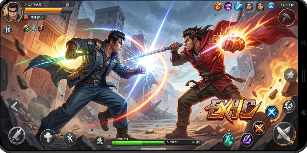 Tampilan gameplay seru di HARAPJP dengan aksi yang mendebarkan.