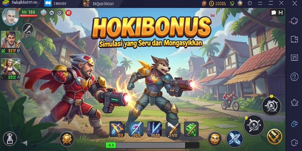 Tampilan gameplay HOKIBONUS yang menarik dan penuh warna.