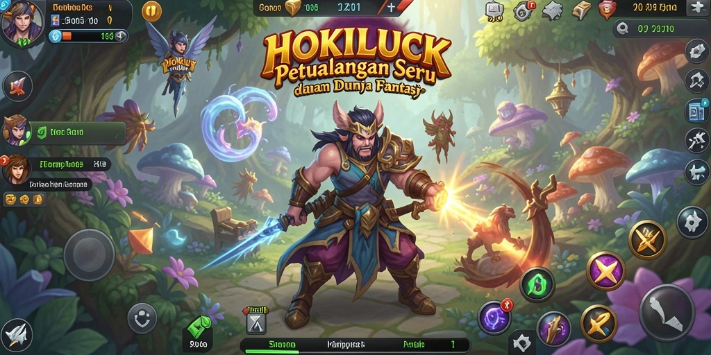 Gameplay seru HOKILUCK dengan dunia petualangan yang menakjubkan.