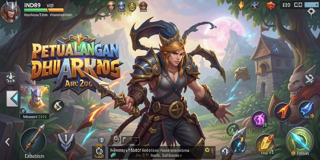 Tampilan gameplay seru dari IND89 dalam dunia ARPG.