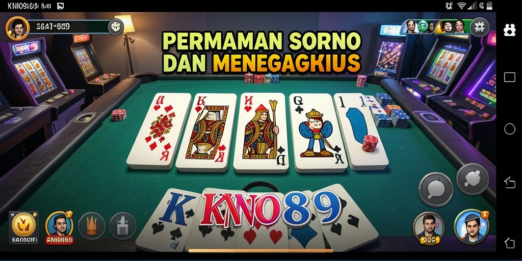 Tampilan gameplay seru dalam KNO89 dengan interaksi pemain.