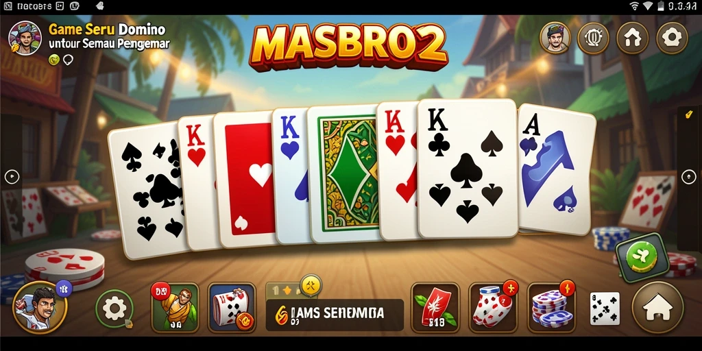 Tampilan gameplay seru di MASBRO12 dengan berbagai fitur menarik.