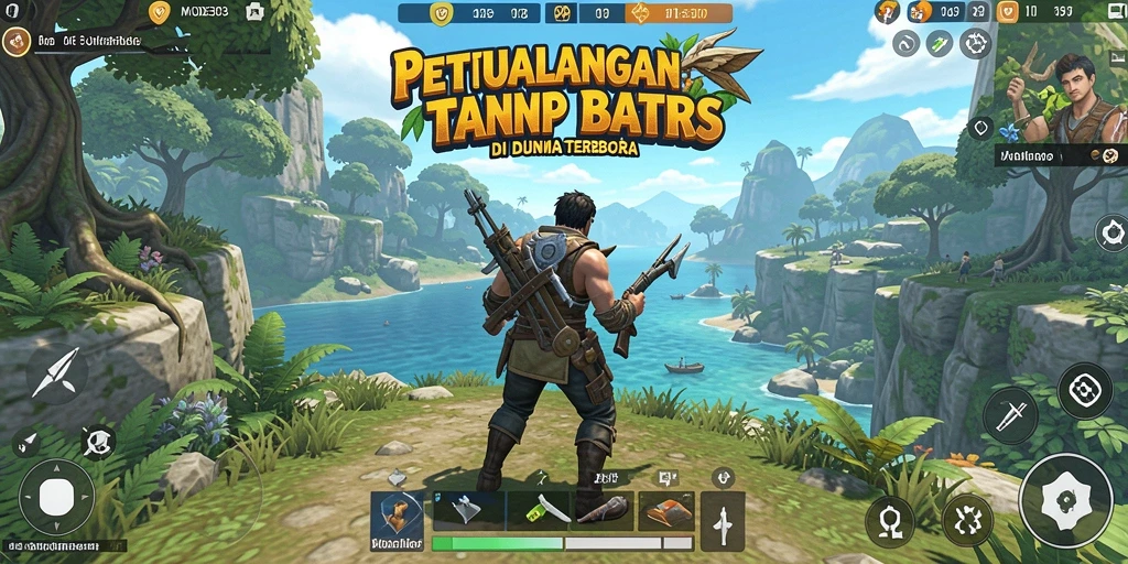 Tampilan gameplay menakjubkan di dunia terbuka MODE303.