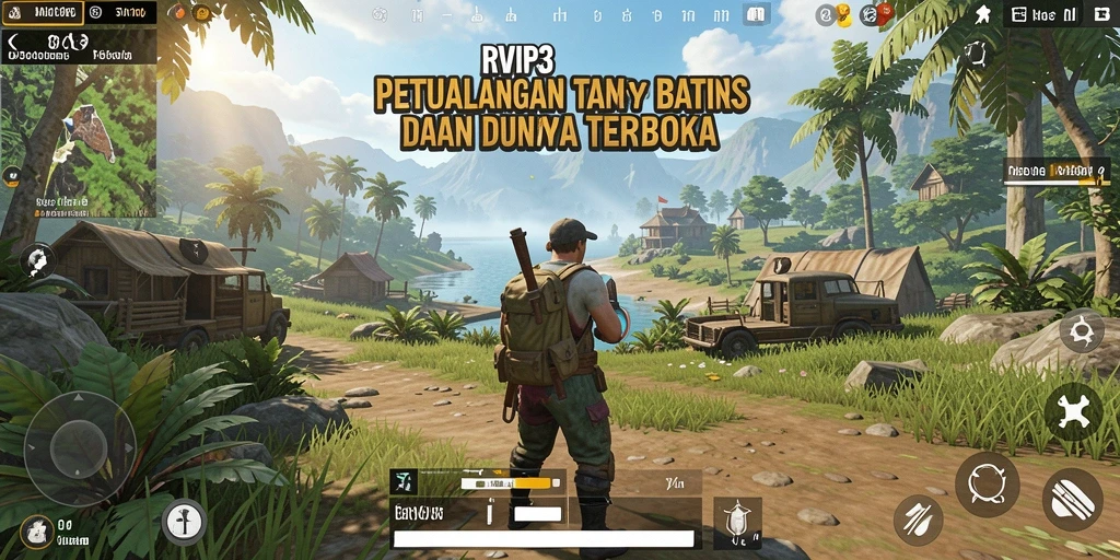 Tampilan gameplay RVIP3 yang mendebarkan di dunia terbuka.