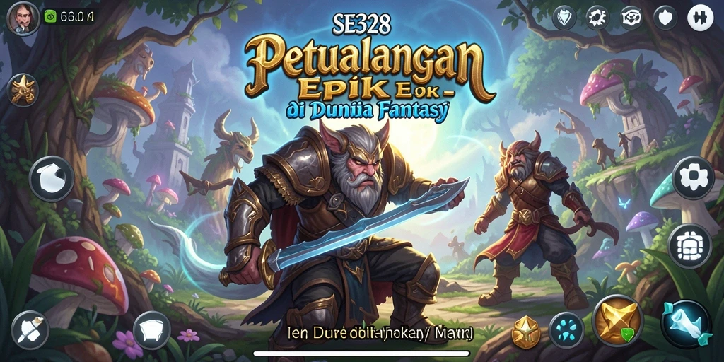 Tampilan gameplay RPG yang mendebarkan di SE328 dengan aksi nyata.