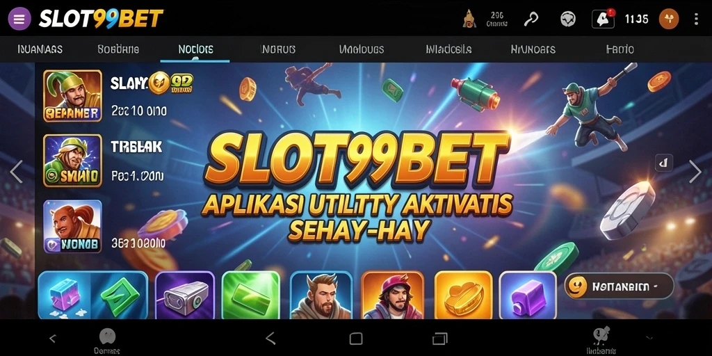 Tampilan antarmuka SLOT99BET yang rapi dan fungsional.