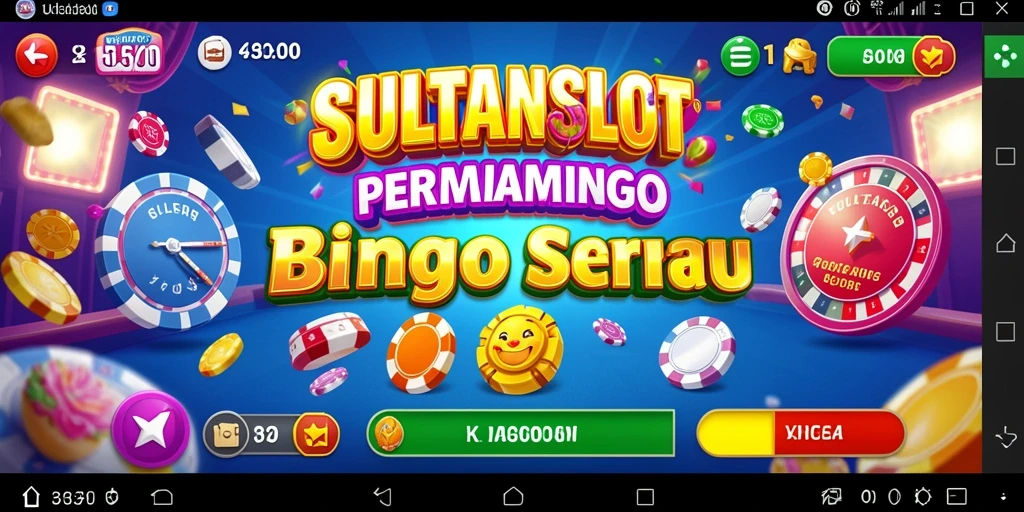 Tampilan dinamika gameplay Bingo di SULTANSLOT yang mengasyikkan.
