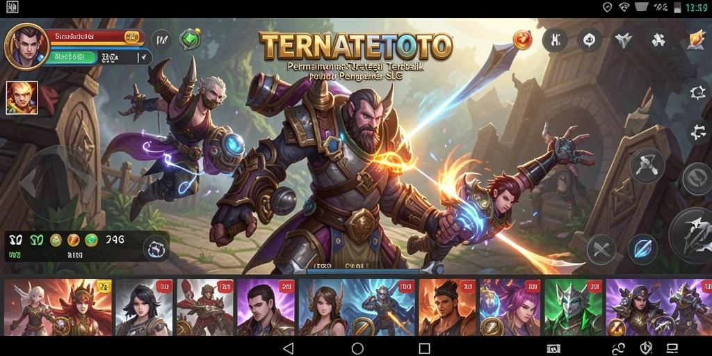 Tampilan menarik gameplay strategi mendebarkan di TERNATETOTO.