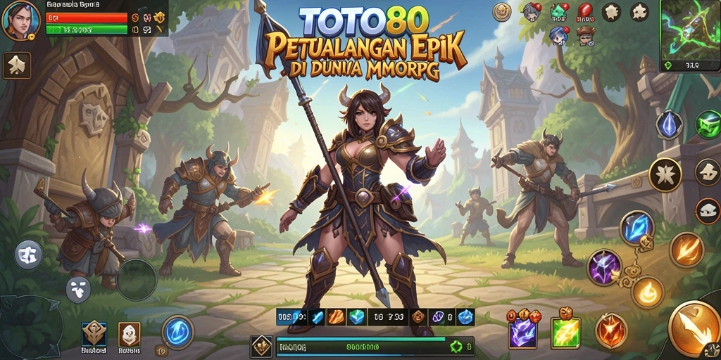 Tampilan gameplay TOTO80 yang menarik dan penuh aksi di dunia MMORPG.