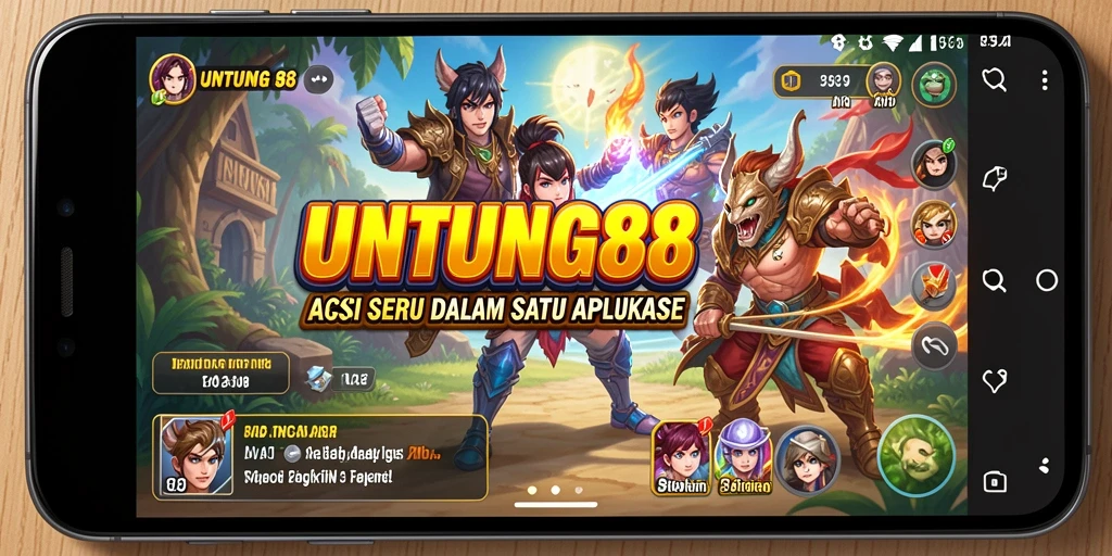 Tangkapan layar utama UNTUNG88 menampilkan aksi seru dalam gameplay.