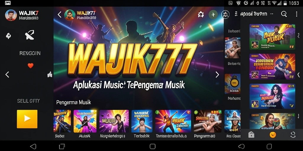 Tampilan gameplay <strong>WAJIK777</strong> dengan musik yang menarik dan interaktif.
